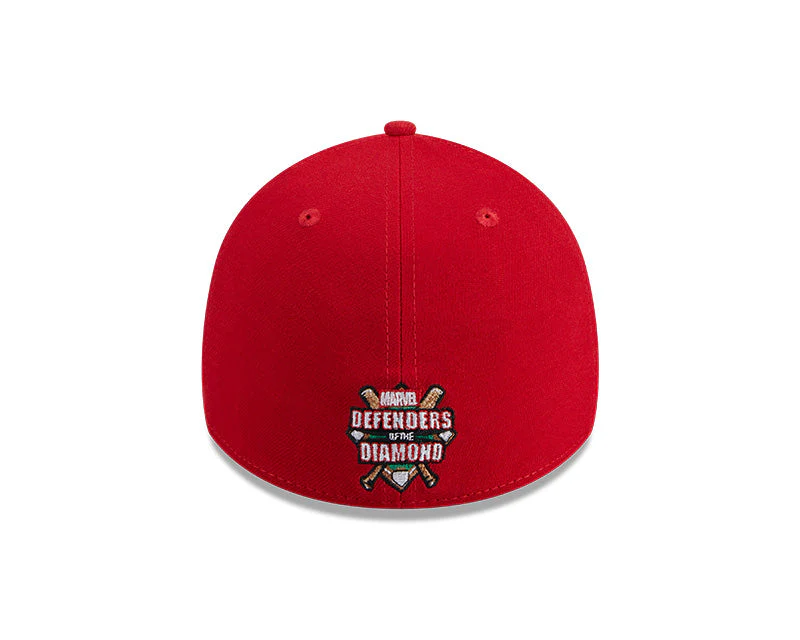 HVR x Marvel Defenders of the Diamond 3930 Flex Fit Cap | Red [SALE] - Image 3