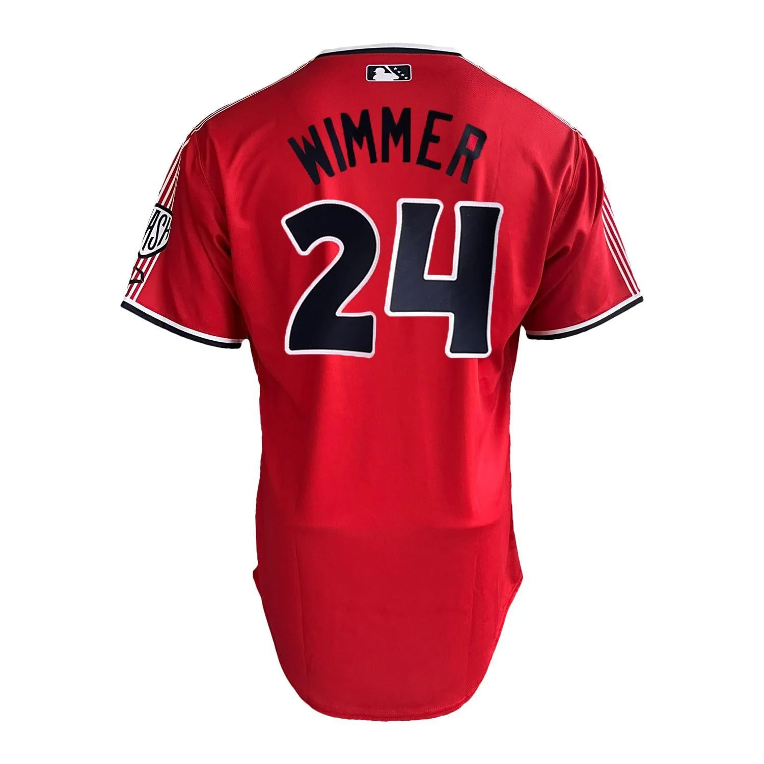 Nashville Sounds EvoShield Youth Red Authentic Jersey - Image 3