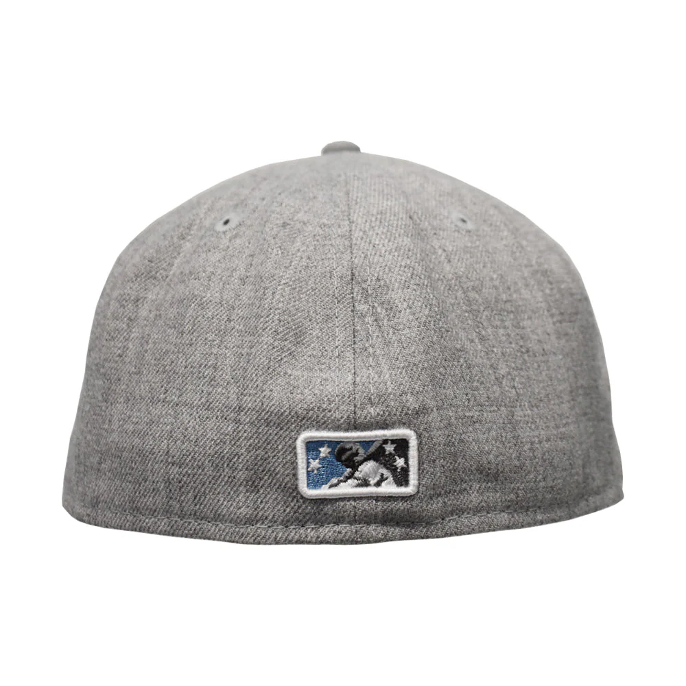 Spokane Indians New Era 59FIFTY Fitted Heather Gray Cap - Image 3