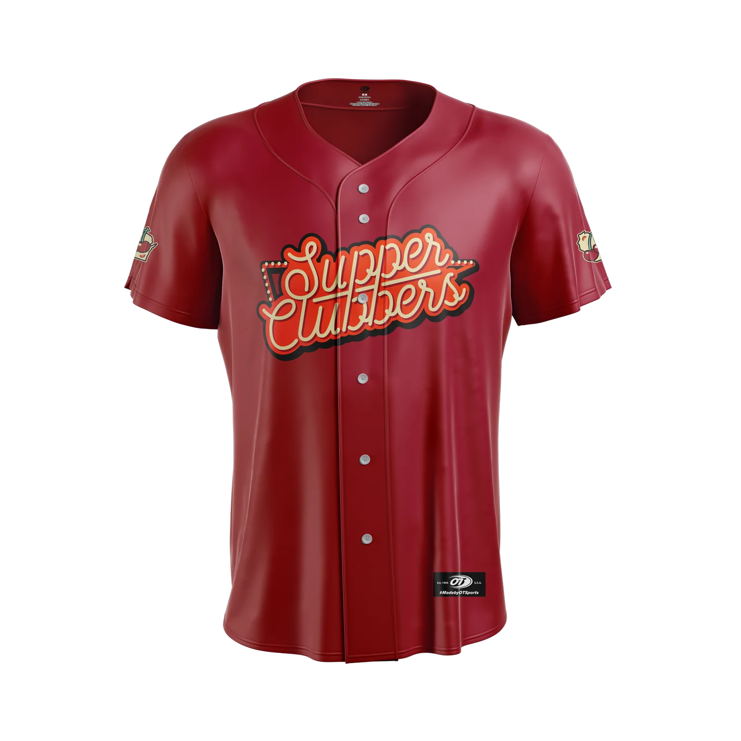 Wisconsin Supper Clubbers Maroon Replica Jersey *RESTOCKED* - Image 6